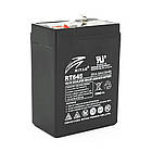 Акумуляторна батарея AGM RITAR RT645, Gray Case, 6V 4.5Ah ( 70х47х99 (105) ) Q20