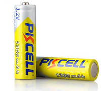 Аккумулятор PKCELL 1.2V AA 1300mAh NiMH Rechargeable Battery, 2 штуки в блистере цена за блистер, Q n