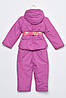 Куртка та напівкомбінезон дитячий для дівчинки єврозима фіолетового кольору 169407P, фото 2