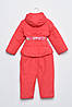 Куртка та напівкомбінезон дитячий для дівчинки єврозима коралового кольору 169431P, фото 2