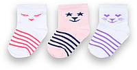 Шкарпетки дитячі махрові для дівчинки GABBI NSD-319 розмір 8-10 (в упаковке 6 штук)(90319)