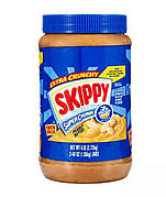 Арахисовая паста Skippy Super Chunk extra Crunchy Peanut Butter 1360 г США