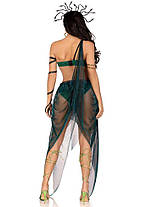 Еротичний костюм Медузи Горгони Leg Avenue Medusa Costume L, топ, спідниця, нарукавники, прикраси, фото 3