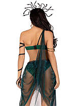 Еротичний костюм Медузи Горгони Leg Avenue Medusa Costume L, топ, спідниця, нарукавники, прикраси, фото 6