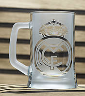 Пивний келих 670 мл з гравіюванням логотипу Реал Мадрид FC Real Madrid