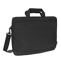 Тканинна сумка для ноутбука Defender Monte 17" 26065 (Чорний), чоловіча класична зручна сумка, портфелі