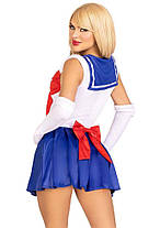Еротичний костюм Сейлор Мун Leg Avenue Sexy Sailor XS, плаття, рукавички, бант, фото 6