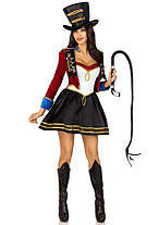 Костюм циркачки Leg Avenue Classic Ringmaster Costume S, сукня, капелюх, фото 4