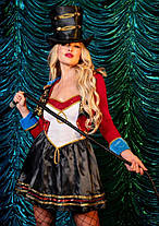 Костюм циркачки Leg Avenue Classic Ringmaster Costume S, сукня, капелюх, фото 5