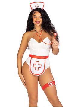 Набір аксесуарів медсестри Leg Avenue Nurse Kit One Size, 5 предмети, фото 1
