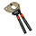 Кабелерез ручний механічний, телескопічні ручки, ножиці секторні, 90 мм СТАНДАРТ JRCT0095, фото 2