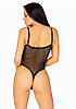 Еротична боді Leg Avenue Cami bodysuit with thong Black M/L, на бретелях, фото 7