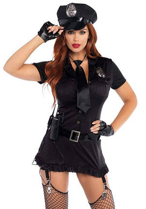 Еротичний костюм поліцейський Leg Avenue Dirty Cop S/M, 6 предметів, фото 1