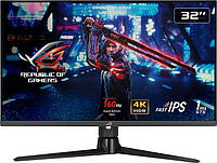 ASUS Монитор 32" ROG Strix XG32UQ 2xHDMI, DP, 2xUSB, IPS, 3840x2160, 160Hz, 1ms, sRGB 130%, FreeSync, HAS,