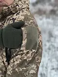 Куртка тактична Softshell Піксель утеплена / Куртка Софтшелл Піксель, фото 4