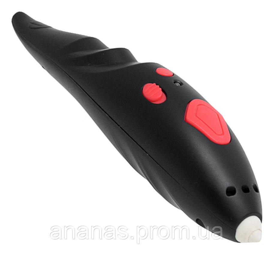 Ручка 3D аккумуляторная K9902 с трафаретом для детей беспроводная эко пластиком дельфин 3д рисования n - фото 7 - id-p2060837058