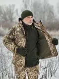 Куртка тактична Softshell Піксель утеплена / Куртка Софтшелл Піксель, фото 3