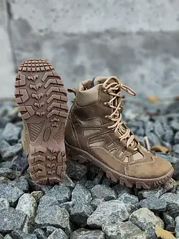 Берці тактичні зимові Памір койот/ Берці тактичні утеплені вовною