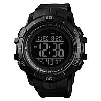 Часы наручные мужские SKMEI 1475BK BLACK, военные тактические часы. Цвет: черный