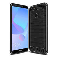 Чехол для мобильного телефона Laudtec для Huawei Y6 Prime 2018 Carbon Fiber (Black) (LT-HY6PM18) c