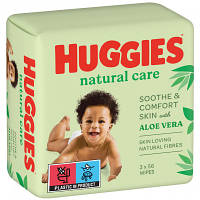 Детские влажные салфетки Huggies Natural Care 56 х 3 шт (5029053550176) g