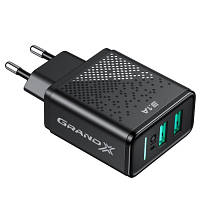 Зарядное устройство Grand-X CH-60 2USB 5V 3,1A (CH-60) g