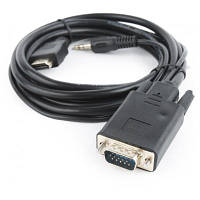 Переходник HDMI to VGA 3.0m Cablexpert (A-HDMI-VGA-03-10) b