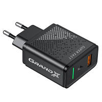 Зарядное устройство Grand-X Fast Charge 3-в-1 Quick Charge 3.0, FCP, AFC, 18W CH-650 (CH-650) g