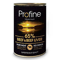 Влажный корм для собак Profine Dog Beef &Liver 400 г (говядина и печень) i