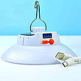 Кемпінговий підвісний акумуляторний ліхтар із сонячною батареєю Am-001, фото 2