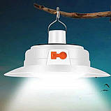 Кемпінговий підвісний акумуляторний ліхтар із сонячною батареєю Am-001, фото 3