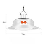 Кемпінговий підвісний акумуляторний ліхтар із сонячною батареєю Am-001, фото 6