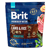 Сухой корм для собак с чувствительным пищеварением Brit Premium Sensitive Lamb & Rice 1 кг (ягненок) i