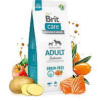 Сухой корм Brit Care Dog Grain-free Adult для собак малых и средних пород, беззерновой с лососем, 12 кг i