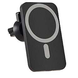 Магнітний тримач з бездротовою зарядкою mobAlpha MagSafe Car Charger для iPhone 12 | 13 | 14 | 15