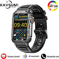 Smart watch KAVSUMI/ смарт часы/смарт годинники Безрамковий екран 1.57 фитнес браслет/фітнес браслет