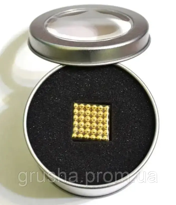 Нео куб Neo Cube 5 мм золотой головоломка неокуб магнитный конструктор магнитные шарики m - фото 10 - id-p2060972892