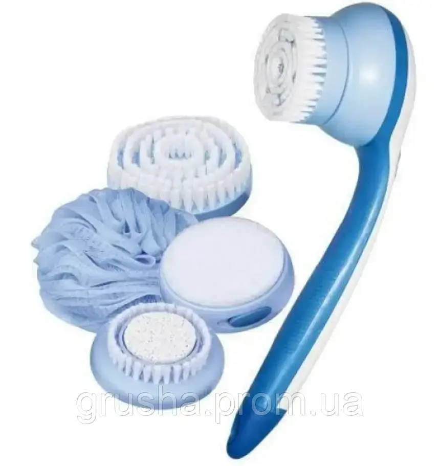 Массажная щетка для тела Spin Spa Brush WN-01 Электрическая щетка для ухода за телом с насадками g - фото 5 - id-p2060972955