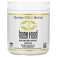 California Gold Nutrition, Bone Food, поддержка костей, 411 г