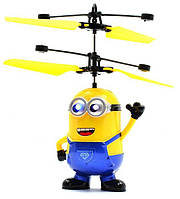 Игрушка Летающий Миньон. Интерактивная игрушка - вертолет. Детская игрушка Миньон ЗК