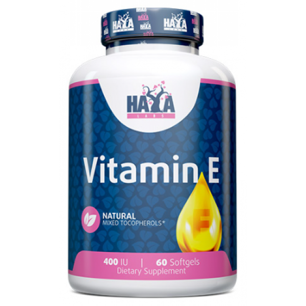Вітамін Е Haya Labs Vitamin E Mixed Tocopherols 400 IU 60 softgels
