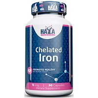 Хелатное железо Haya Labs Chelated Iron Haya Labs 15 мг 90 капсул