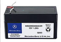 Аккумулятор маленький Mercedes N000000004039 12V 1.2Ah вспомогательный CLA C117 GLA X156 ML W164/W166 GL X16