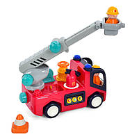Детская Пожарная машинка Hola Toys E9998-HL со светом и , Лучшая цена