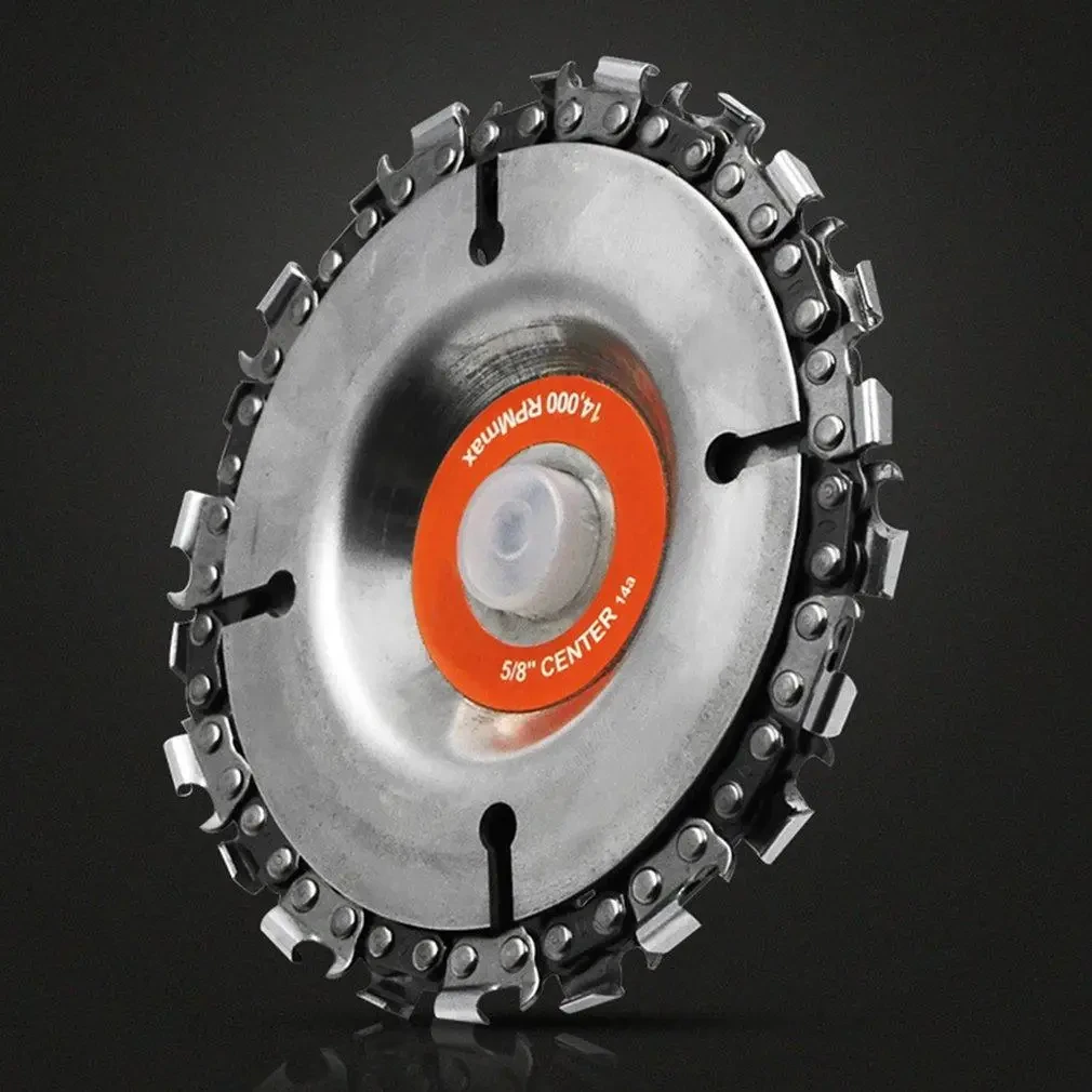 Набір для болгарки 3в1: Кругла ланцюгова насадка-пила на болгарку 4 ...