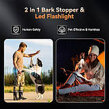 Ультразвуковий пристрій Bubbacare портативний ультразвуковий прилад для собак 2-в-1 з ліхтариком антилай, фото 4