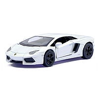 Автомодель легковая LAMBORGHINI AVENTADOR LP 700-4 5'' KT5355W 1:38 Белый , Лучшая цена