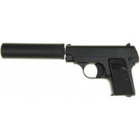 УЦЕНКА Страйкбольный пистолет COLT25 Galaxy G1A-UC металл с глушителем , Лучшая цена