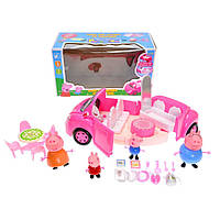 Машина с героями "Свинка Пеппа" YM11-805 музыкальная со светом Shoper Машина з героями "Свинка Пеппа" YM11-805