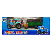 Детская трактор Синий Трактор EN1001 с прицепом EN1001-4 , Лучшая цена